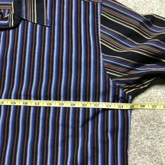 Ted Baker Button Down Shirt Striped Long Sleeves - Picture 2 of 11